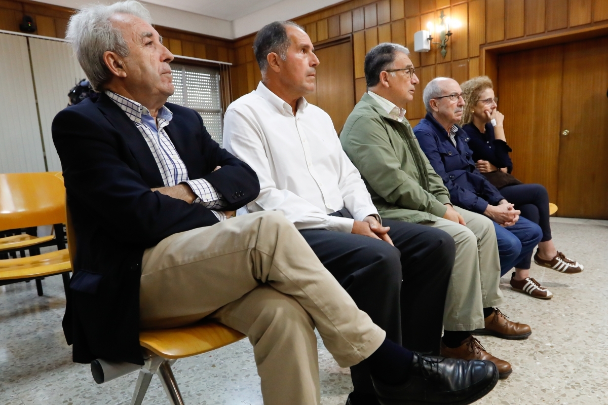 Los acusados del caso Novo Carthago, en la octava sesión del juicio.  - Foto: EP / EDU BOTELLA
