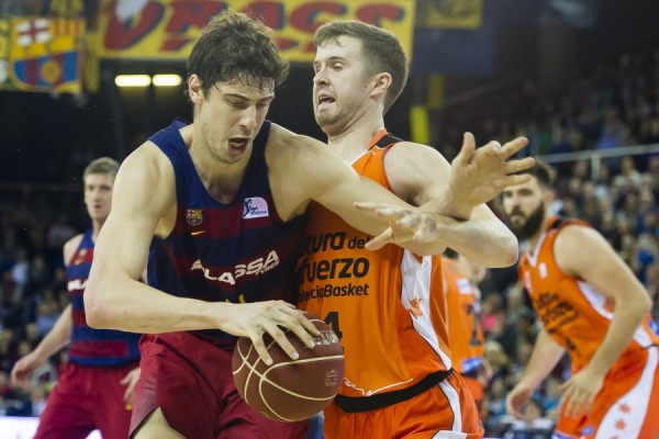 El Valencia Basket ganó en las últimas tres visitas del Barcelona en la fase regular