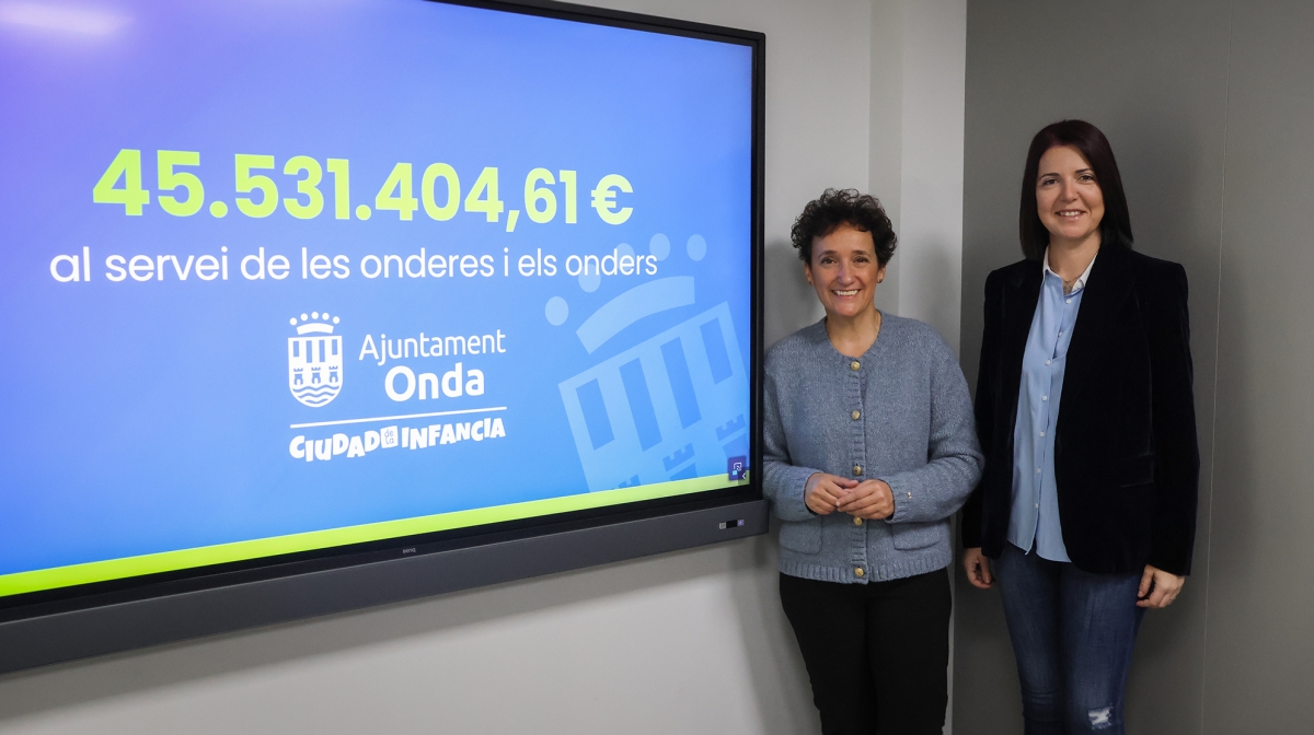 Onda presenta el mayor presupuesto de su historia: 45,5 millones para la transformación social y urbana