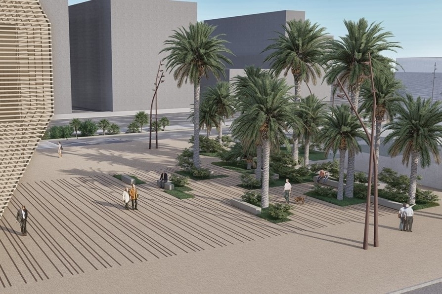 El proyecto observa la creación de una nueva plaza pública como un punto de encuentro.