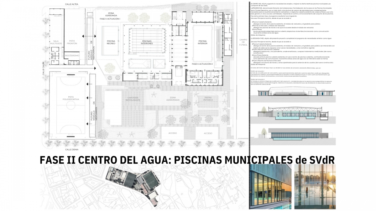 Dos empresas optan a construir las piscinas de San Vicente tras quedar desierta la primera licitación