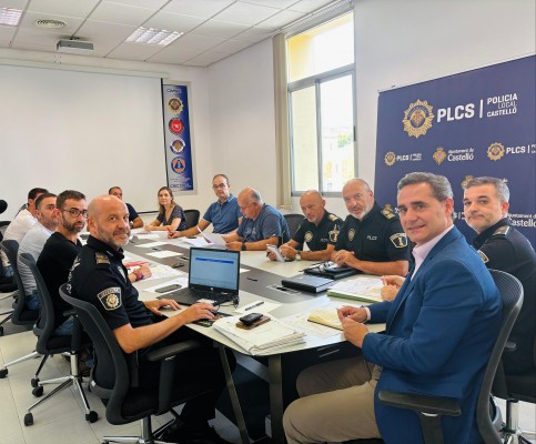 Castelló reactiva el Consejo de Policía Local para garantizar el mejor servicio a la ciudadanía

