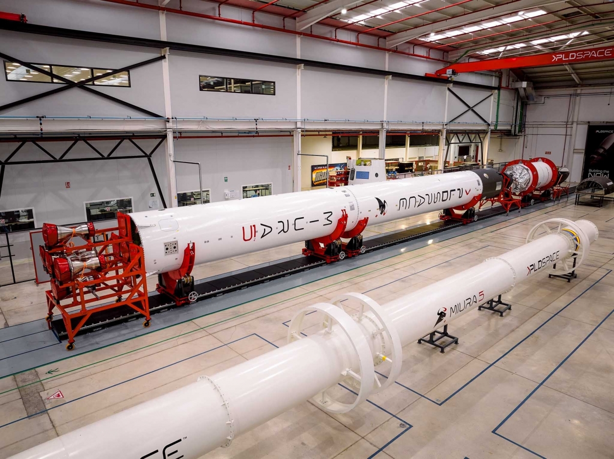 Así es el primer modelo del cohete 'Miura 5' de PLD Space para completar sus ensayos