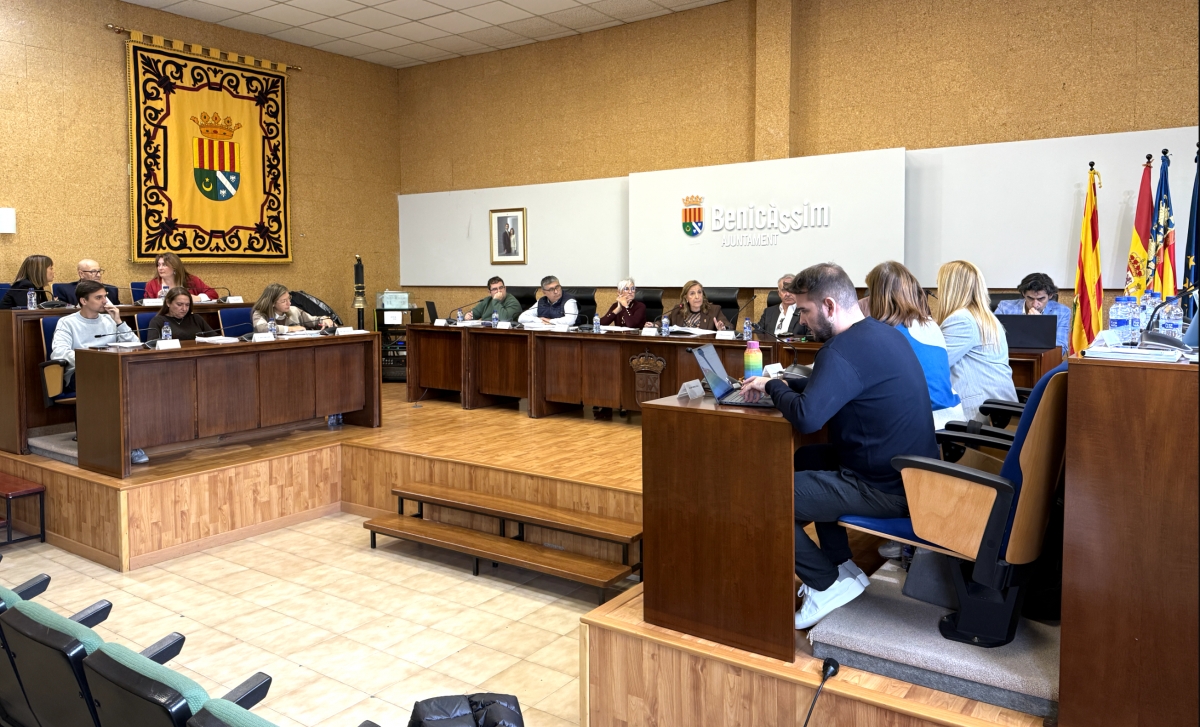 Benicàssim aprueba un presupuesto de 38 millones para 2026: el objetivo, mejorar los grandes servicios