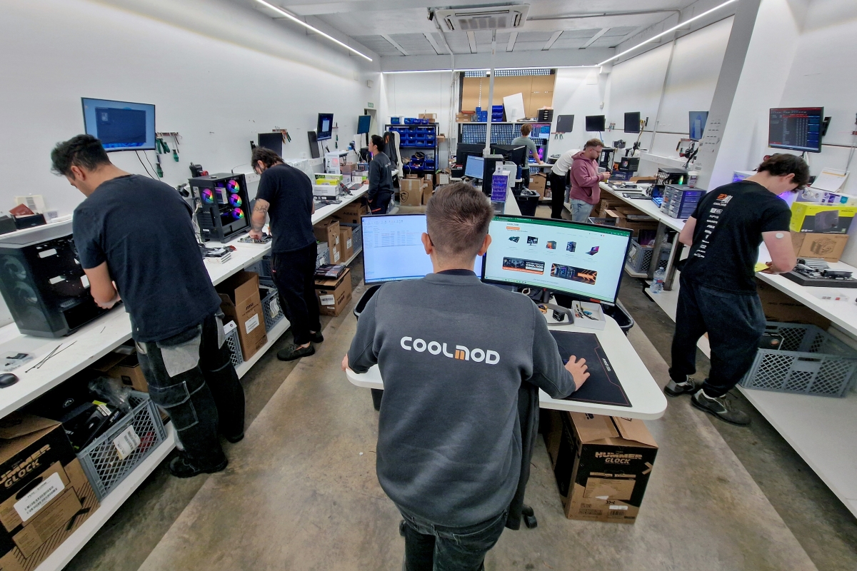 Instalaciones de la empresa Coolmod.