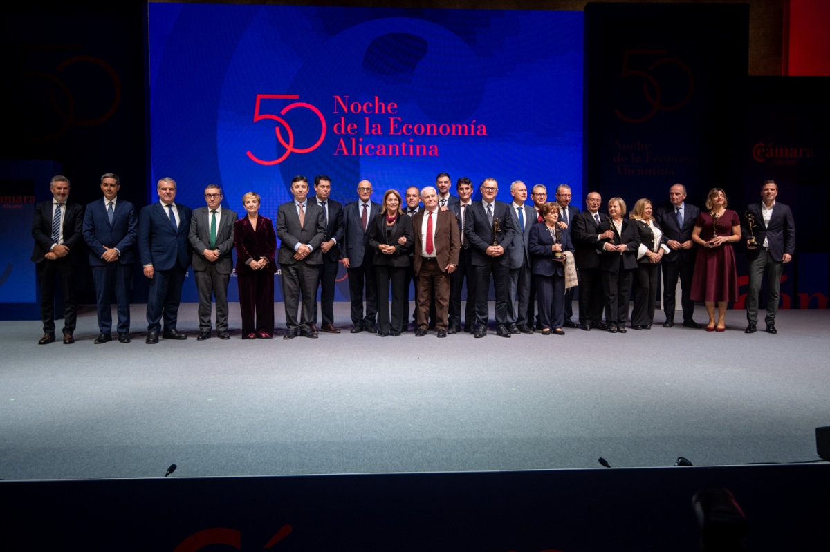 La 50 Noche de la Economía Alicantina, en imágenes