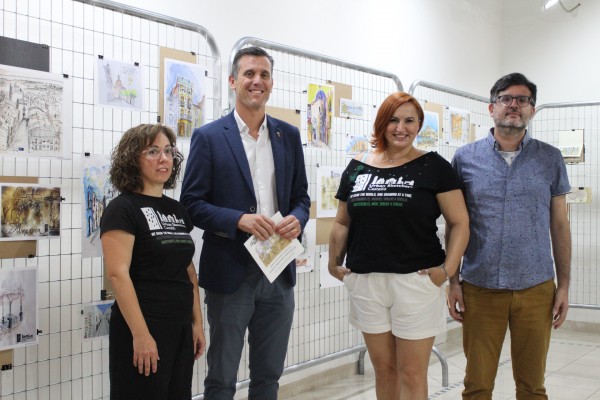ECO Les Aules acoge la exposición '5 anys dibuixant província' del colectivo Urban Sketchers Castelló

