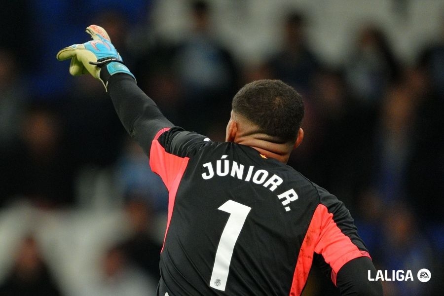 Luiz Junior, en el partido contra el Espanyol.
