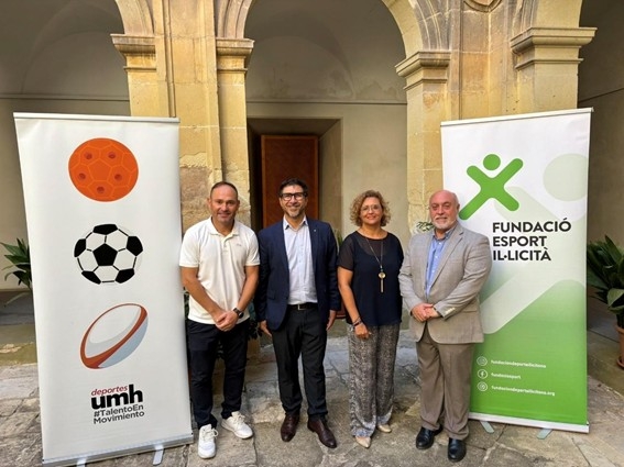 La UMH y la Fundació de l´Esport Il·licit’a firman un nuevo convenio para el desarrollo de actividades deportivas conjuntas