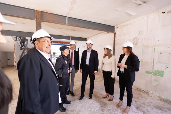 La reforma de la comisaría de Molina de Segura terminará en verano tras una inversión de 1,1 millones