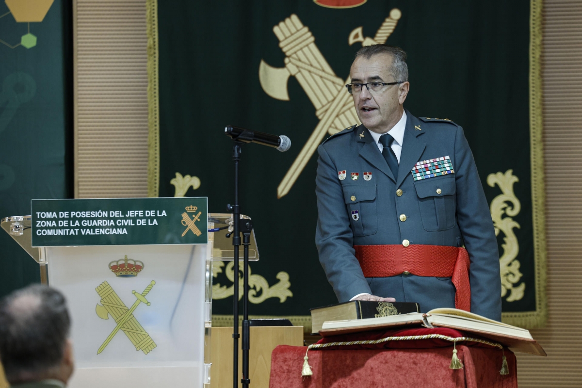 Toma posesión de su cargo el nuevo jefe de la Guardia Civil de la Comunitat Valenciana