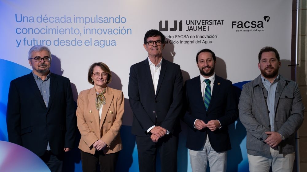 Diez años impulsando el conocimiento y la innovación del agua: la Cátedra FACSA-UJI celebra su primera década