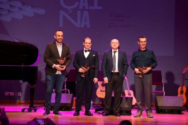 La Diputació entrega los Premis Música d’Arrel 2025 de Composició 
