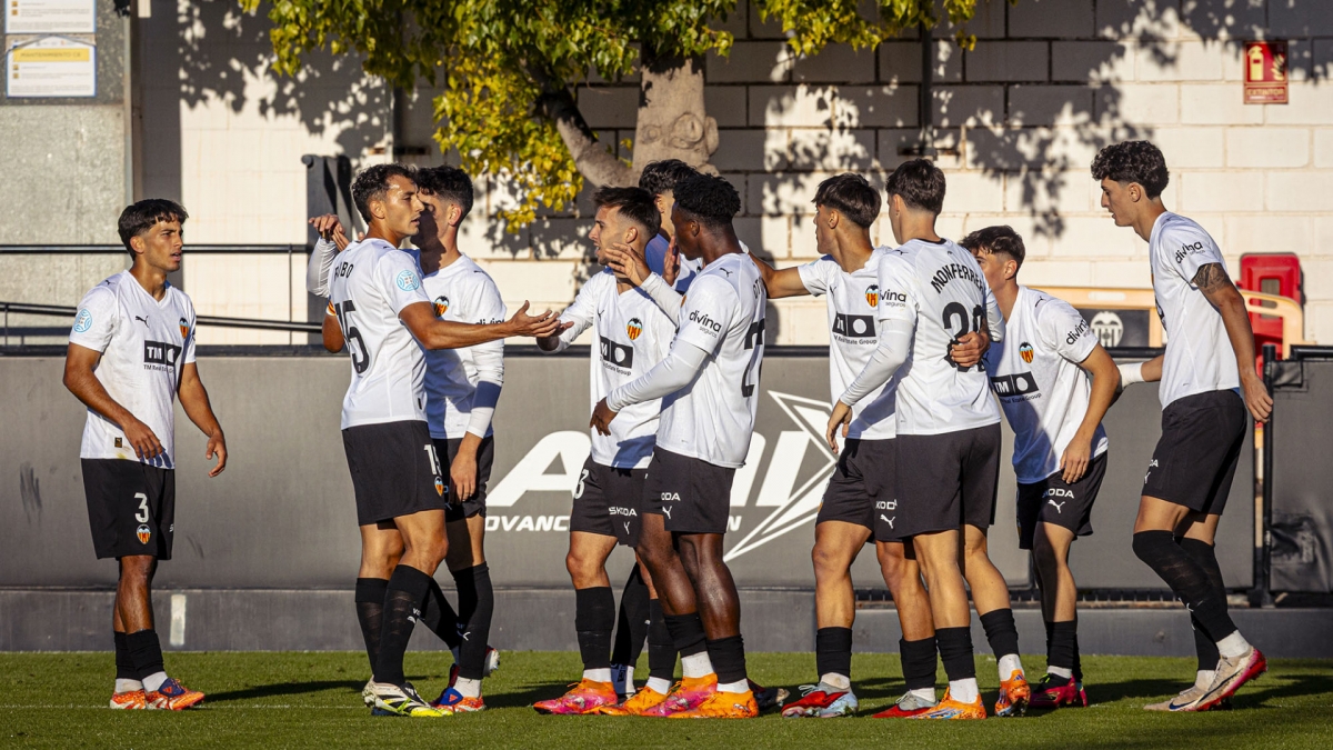 Victoria del VCF Mestalla ante el Atlétic Lleida