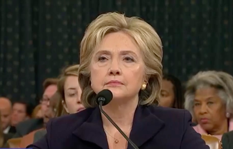 Hillary Clinton comparece en el Congreso en 2015. - Hillary Clinton comparece en el Congreso en 2015.