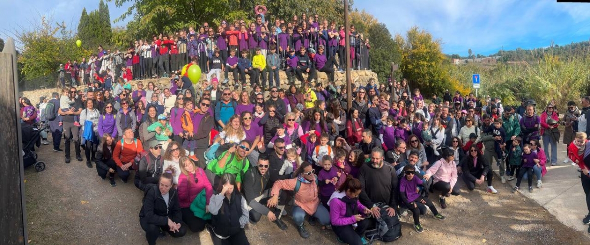 El CEIP Jaume I de Castelló organitza una convivència en la natura i reivindica l'ampliació del pati