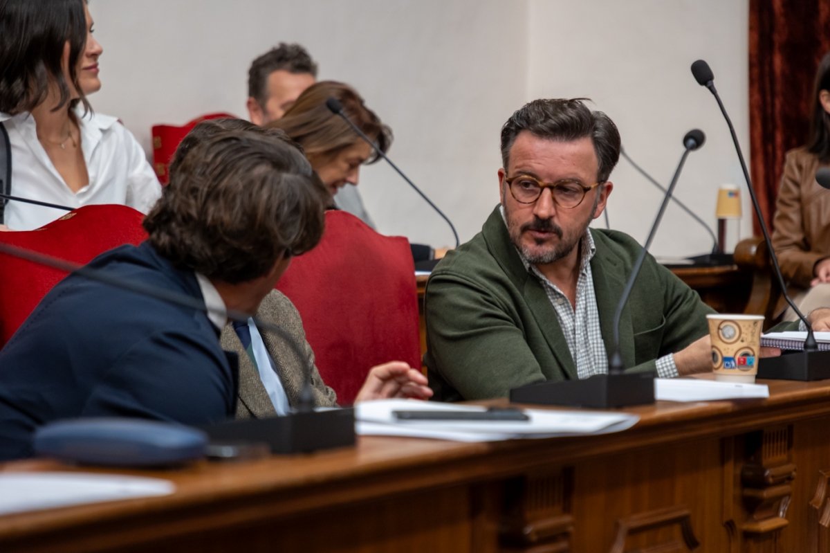 El alcalde Pablo Ruz en el pleno -