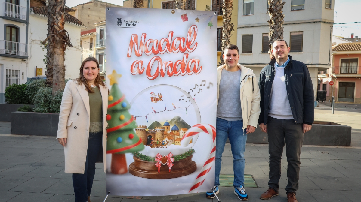 Onda da la bienvenida a la Navidad con la apertura del Mercat de Nadal y el encendido de luces