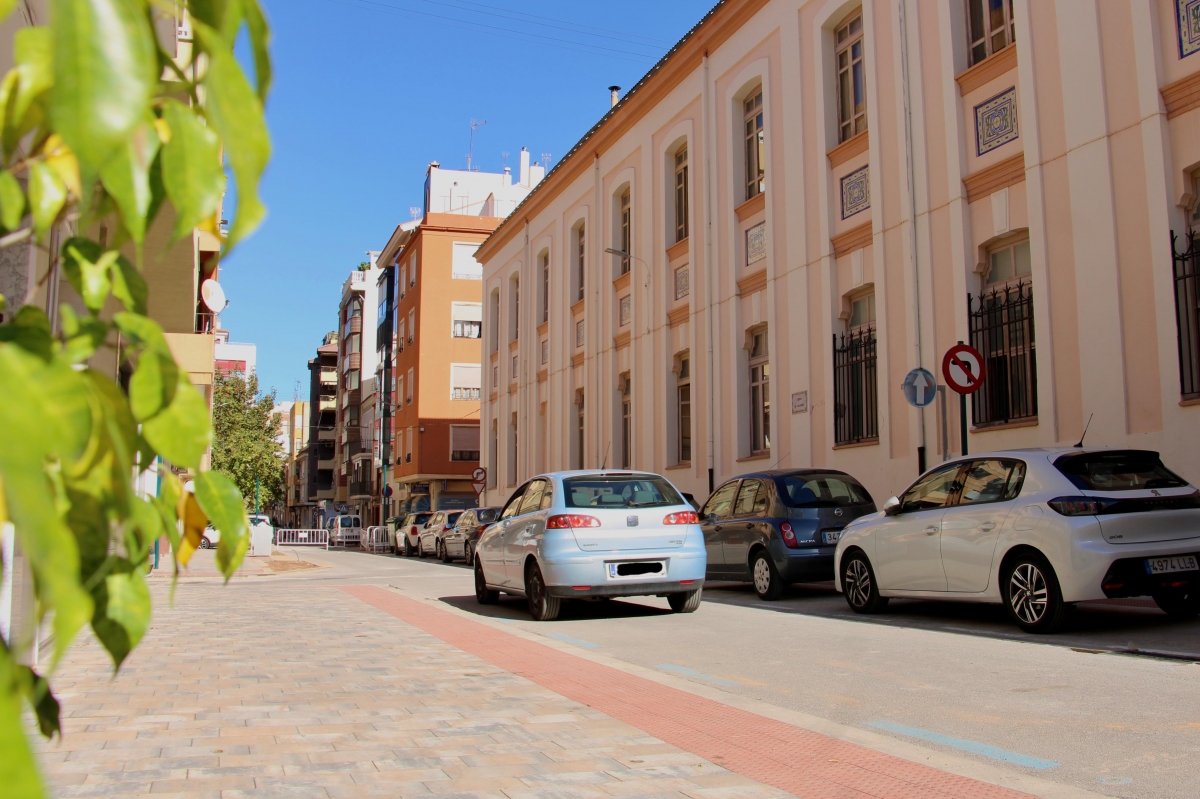 Castelló prepara el asfaltado de las últimas calles de la segunda fase de la Zona de Bajas Emisiones