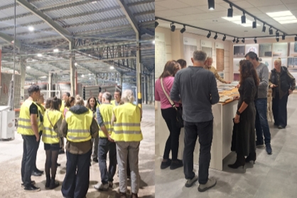 Una decena de arquitectos alemanes visitan Castellón para formarse en innovaciones del sector cerámico