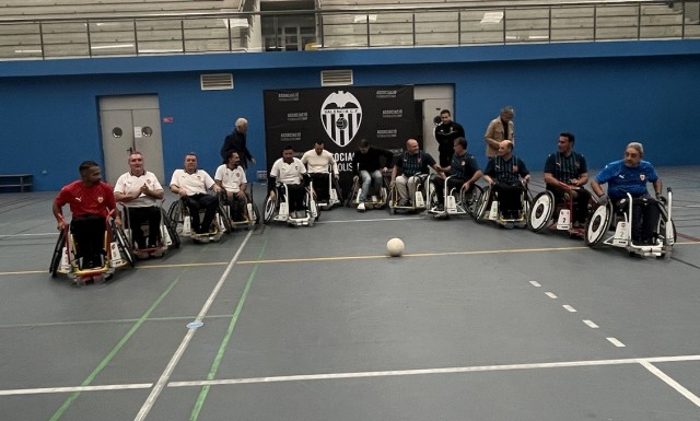 Los equipos valencianos mandan en la primera liga de fútbol en silla de ruedas