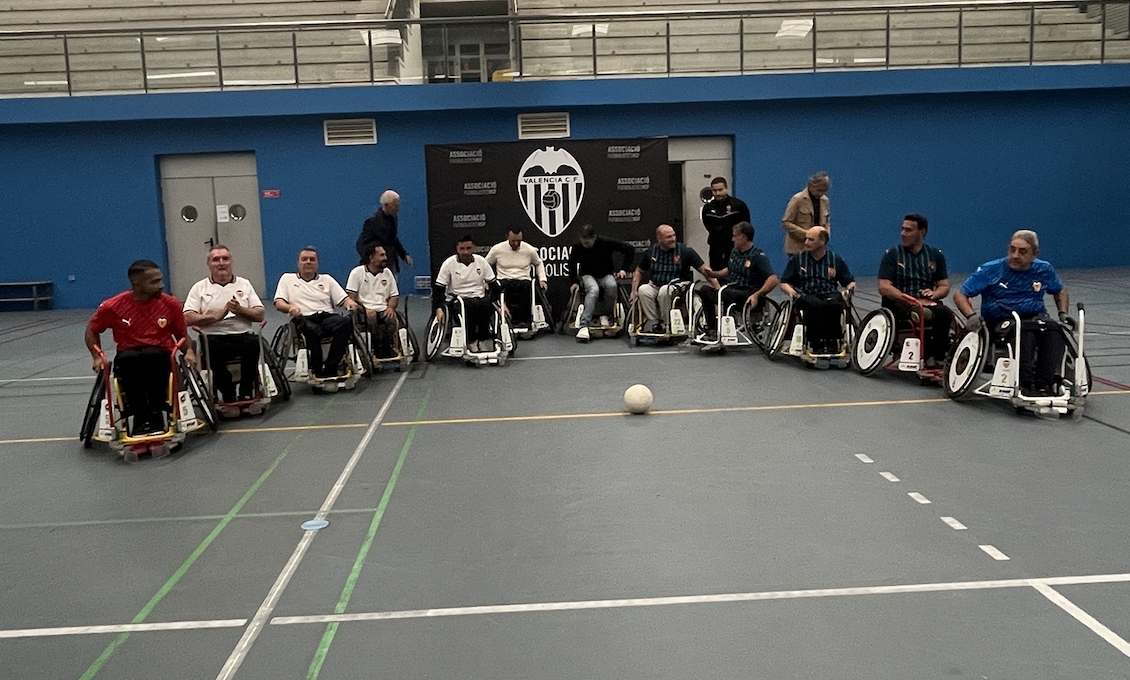 Los equipos valencianos mandan en la primera liga de fútbol en silla de ruedas