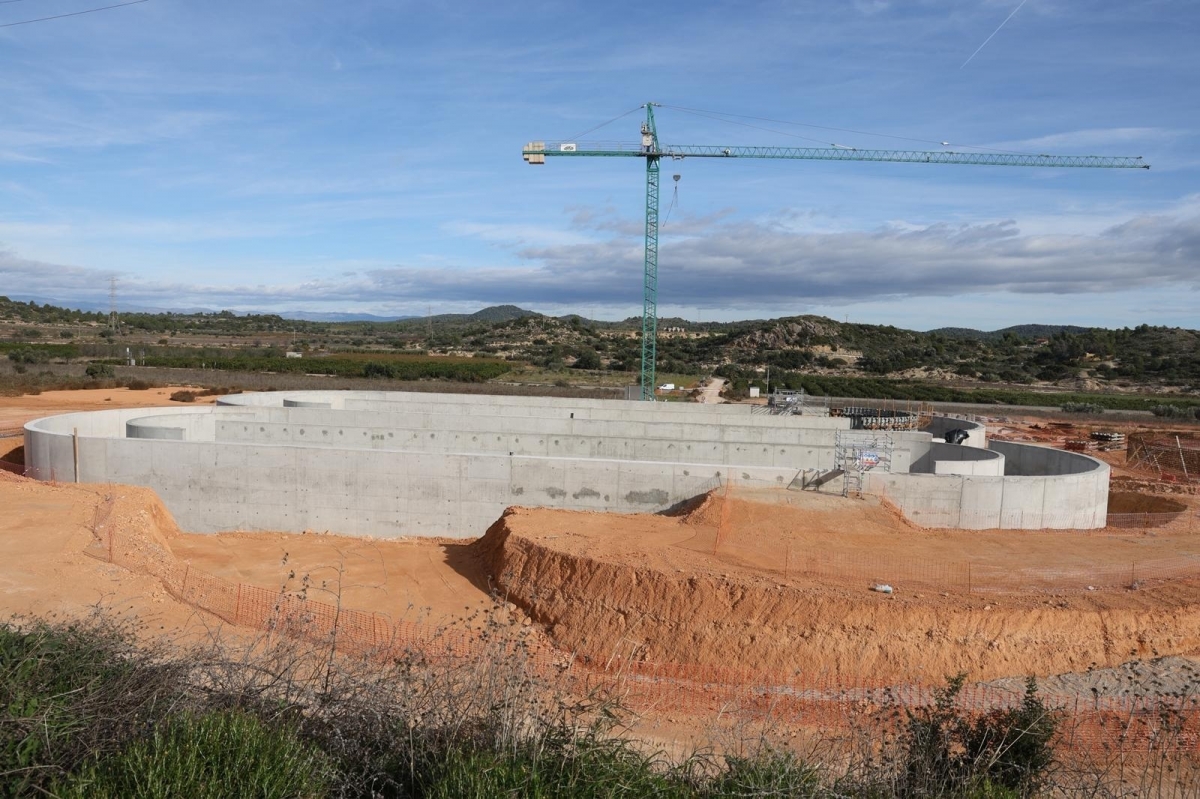 La Generalitat invierte 21,5 millones en la depuradora de Cheste-Chiva para triplicar su capacidad de tratamiento