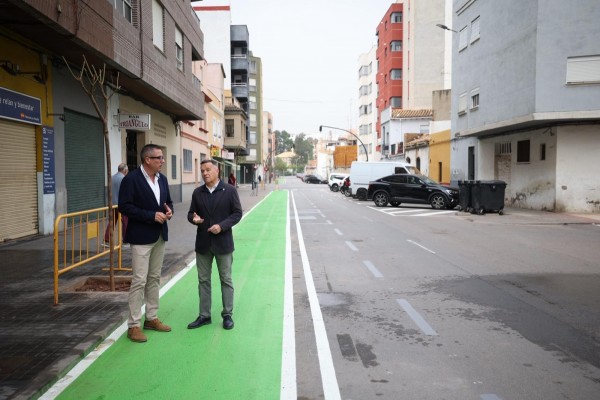 Mejora de abastecimiento o accesibilidad: Burriana finaliza las obras de renovación de la ronda Pere IV