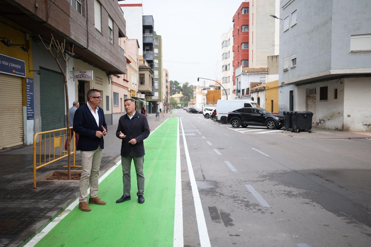 Mejora de abastecimiento o accesibilidad: Burriana finaliza las obras de renovación de la ronda Pere IV