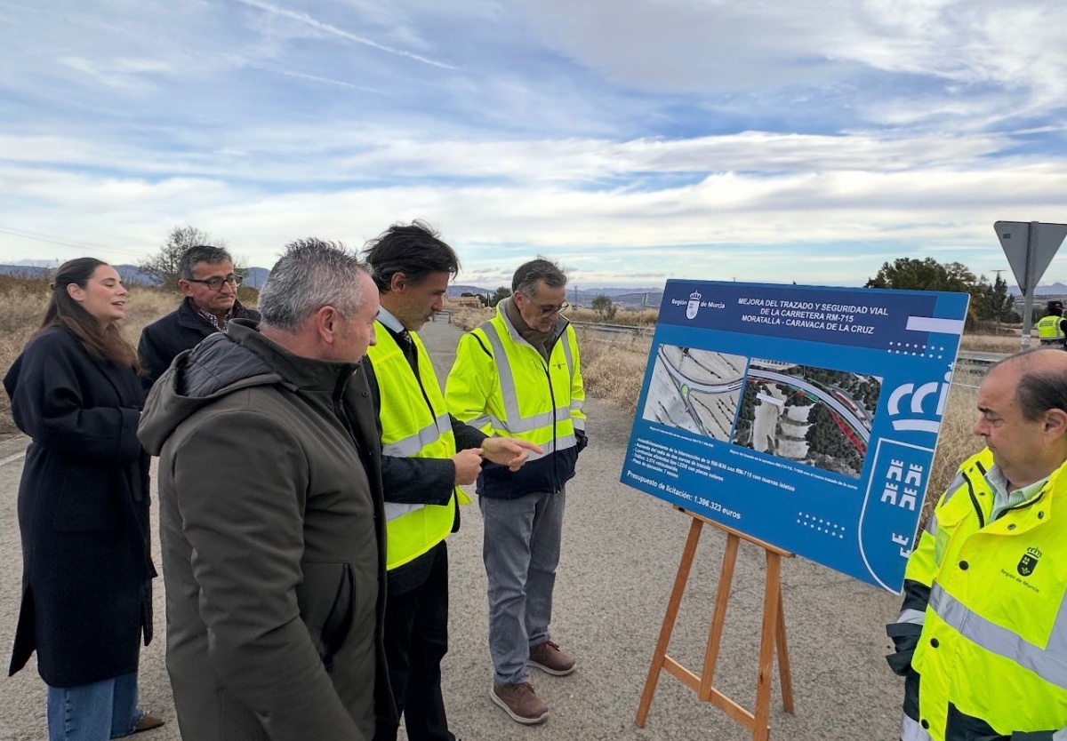 La Comunidad saca a licitación las obras para reforzar la seguridad de la carretera RM-715 que une Moratalla con Caravaca