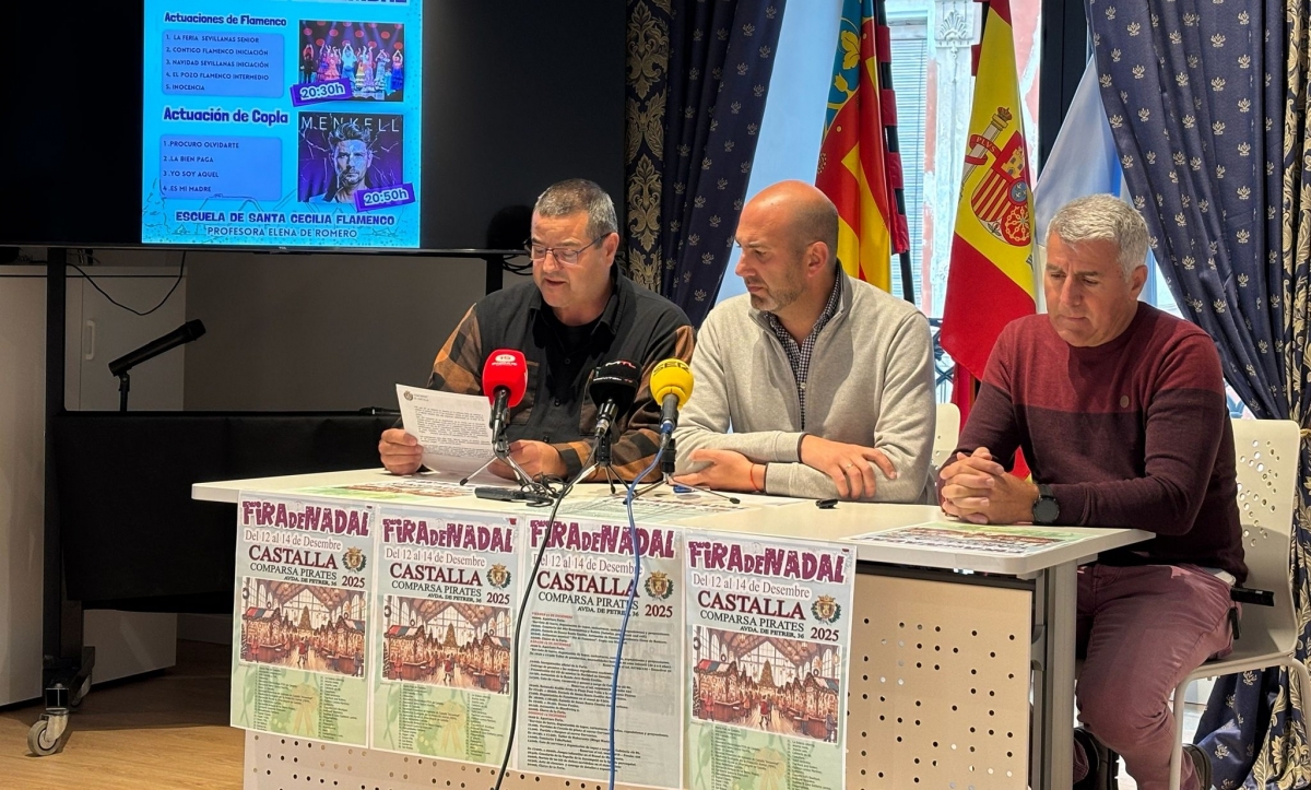 Castalla se prepara para su Fira de Nadal: una cita lúdica, cultural y comercial