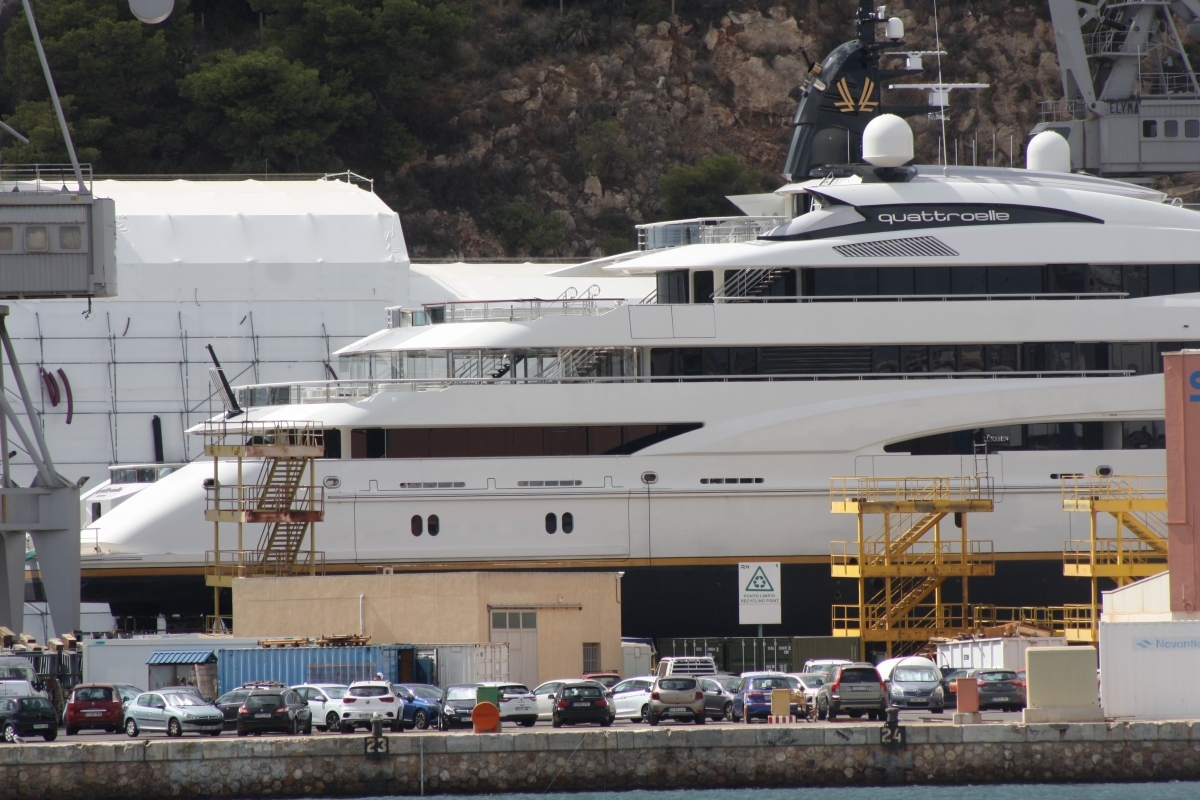 Navantia Yachts Cartagena marca un año récord con 13 proyectos finalizados y dos en marcha