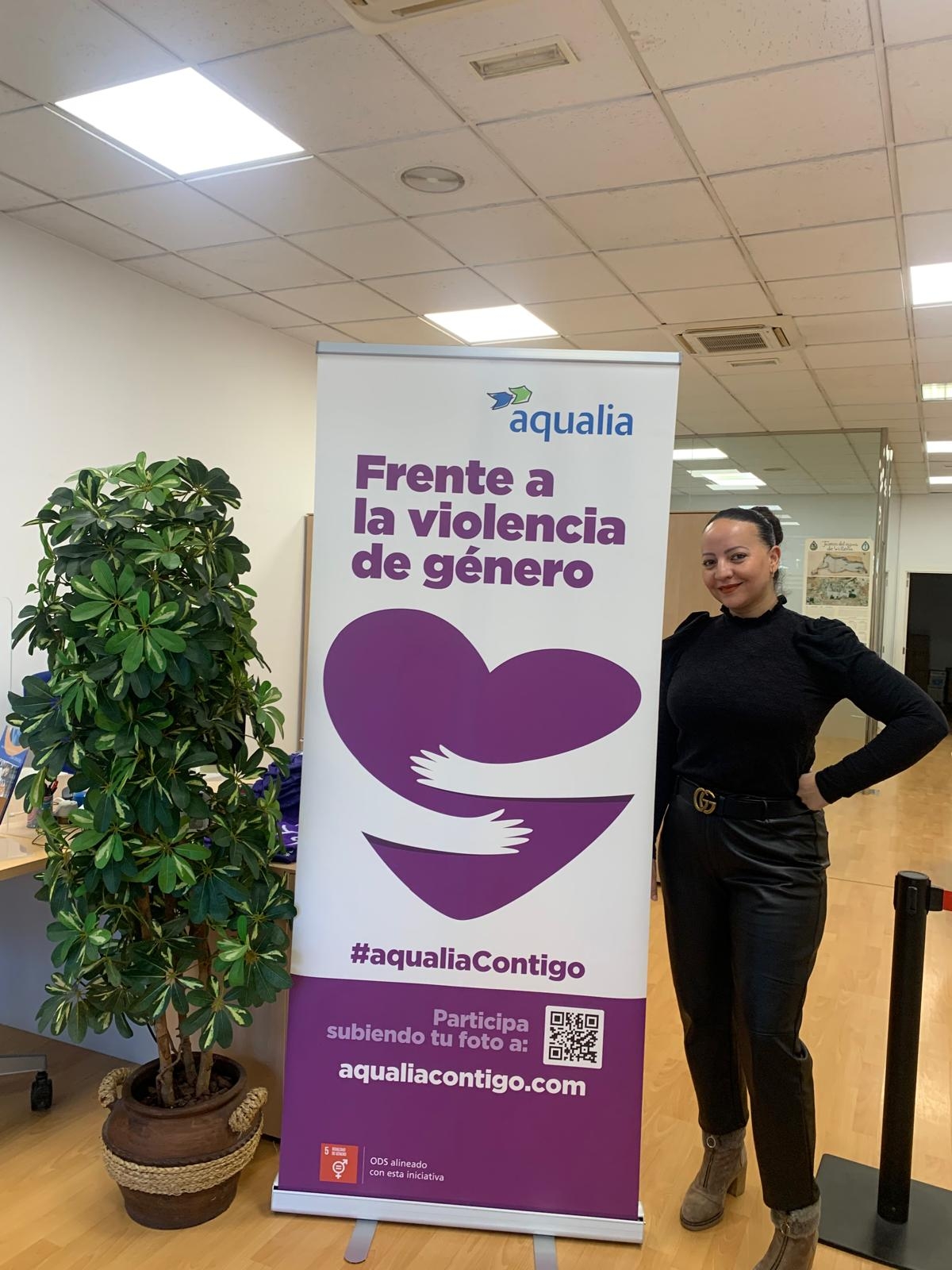 Aqualia reactiva en Villena su campaña contra la violencia de género: “Ante la violencia… eres vital”