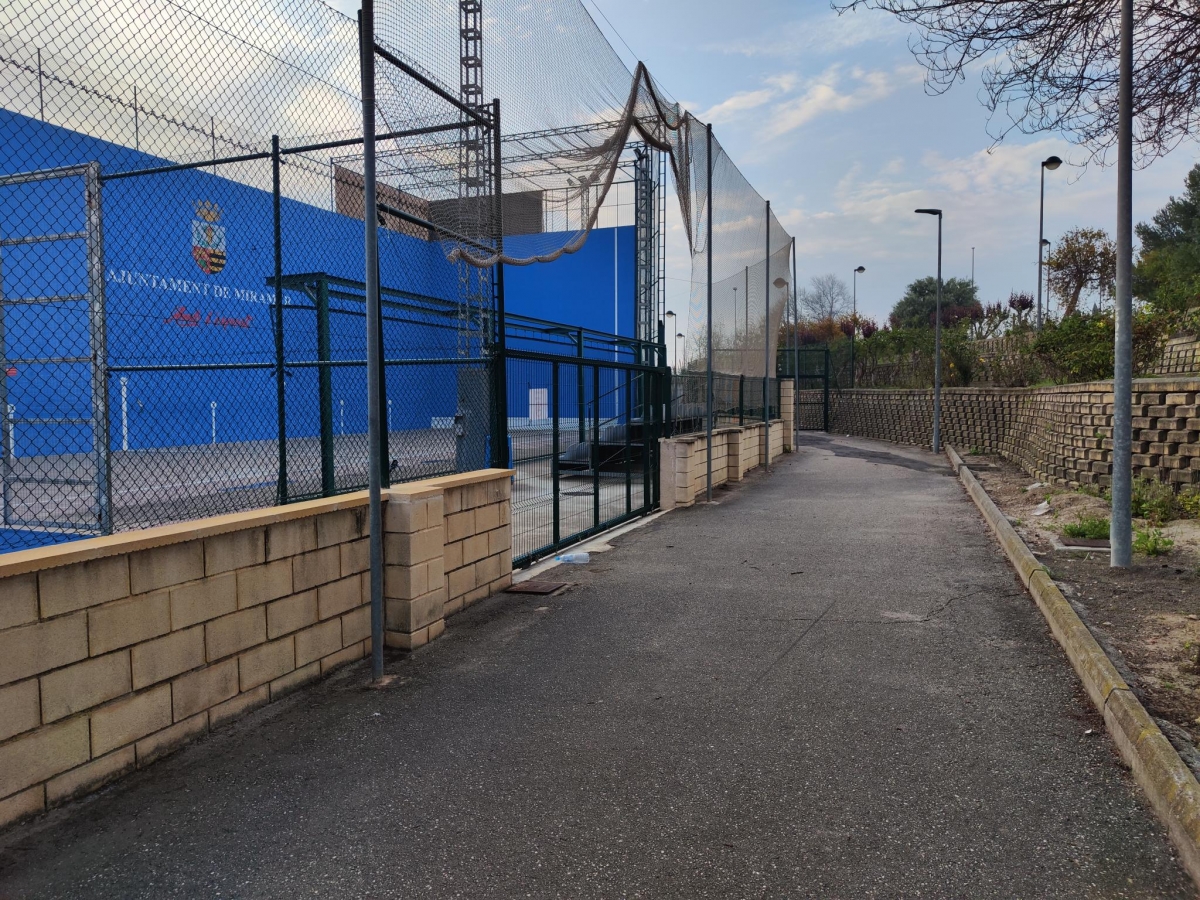 Estado actual del frontón de Miramar. - Foto: DIPUTACIÓN DE VALENCIA Estado actual del frontón de Miramar.