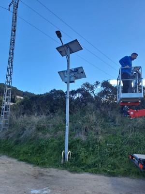 Instaladas las 34 cámaras de vigilancia en los accesos del Carraixet en Xàtiva para reforzar la seguridad
