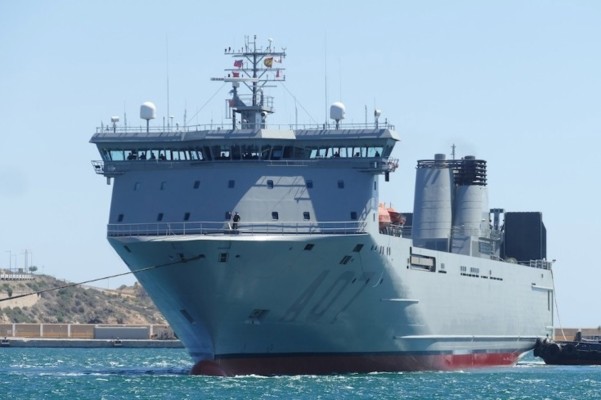 El BTL ‘El Camino Español’, con base en Cartagena, zarpa al Mediterráneo para apoyar misiones en Turquía y Líbano