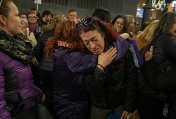 La concentración por el 25N de Alicante, en imágenes 