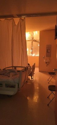 Reclaman una auditoría independiente y obras inmediatas en la fachada del hospital Santa Lucía tras el incendio