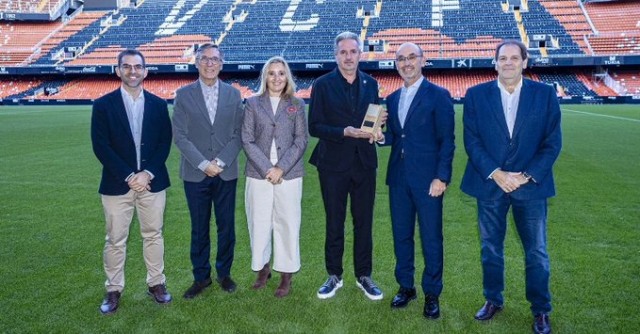 El Valencia, primer club en obtener el Sello en Sostenibilidad de LaLiga
