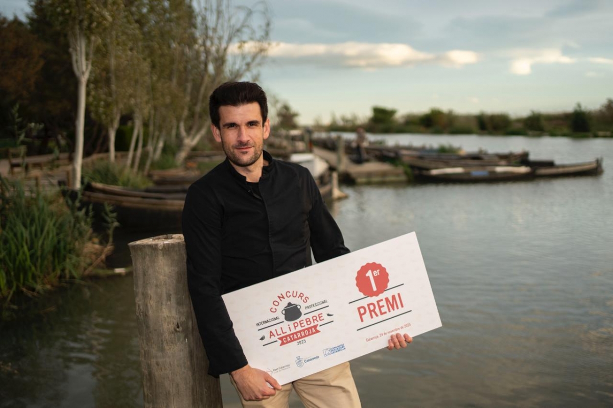 Aitor Martínez, del restaurante Can Ros, gana el III Concurs Internacional i Professional d’All i Pebre