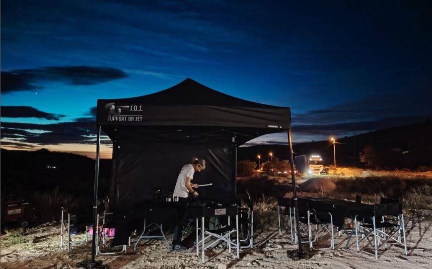 Carlos Alcaraz rueda imágenes en la Región de Murcia para un nuevo anuncio de BMW