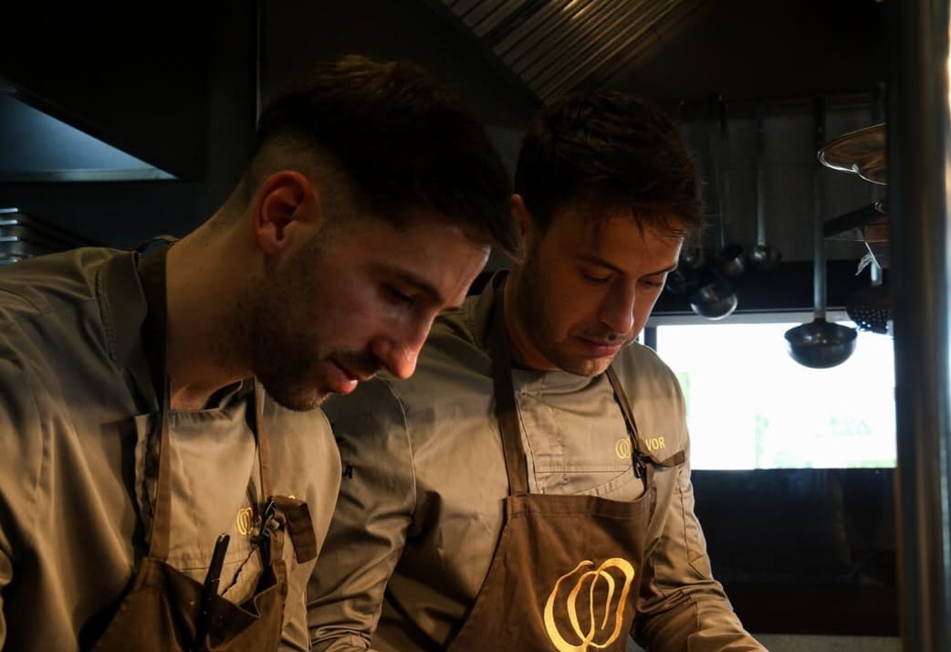 Jorge Lengua y Adrián Peralta, del restaurante Llavor. - Jorge Lengua y Adrián Peralta, del restaurante Llavor.