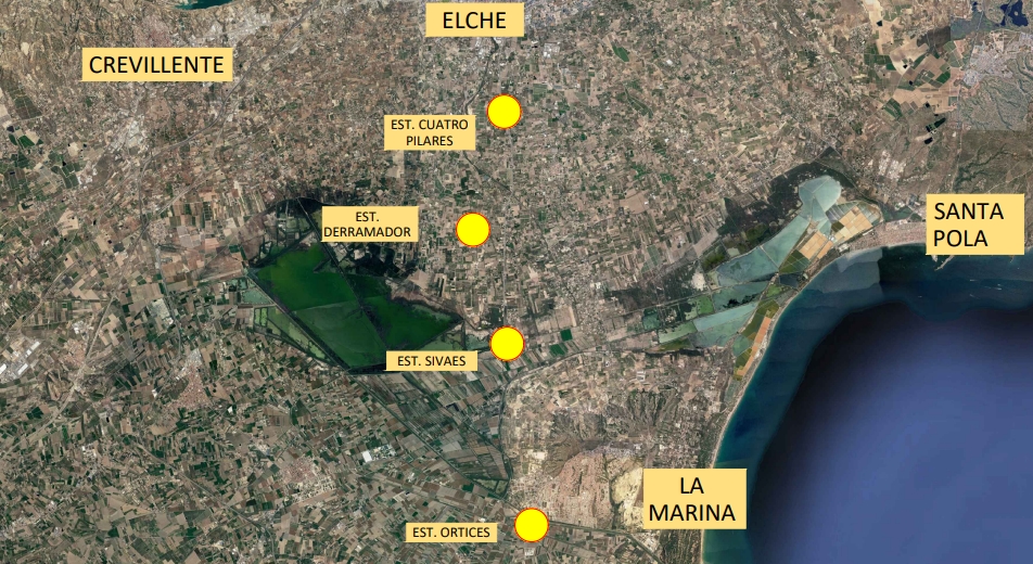 Ubicación de las elevaciones - - AP Ubicación de las elevaciones -