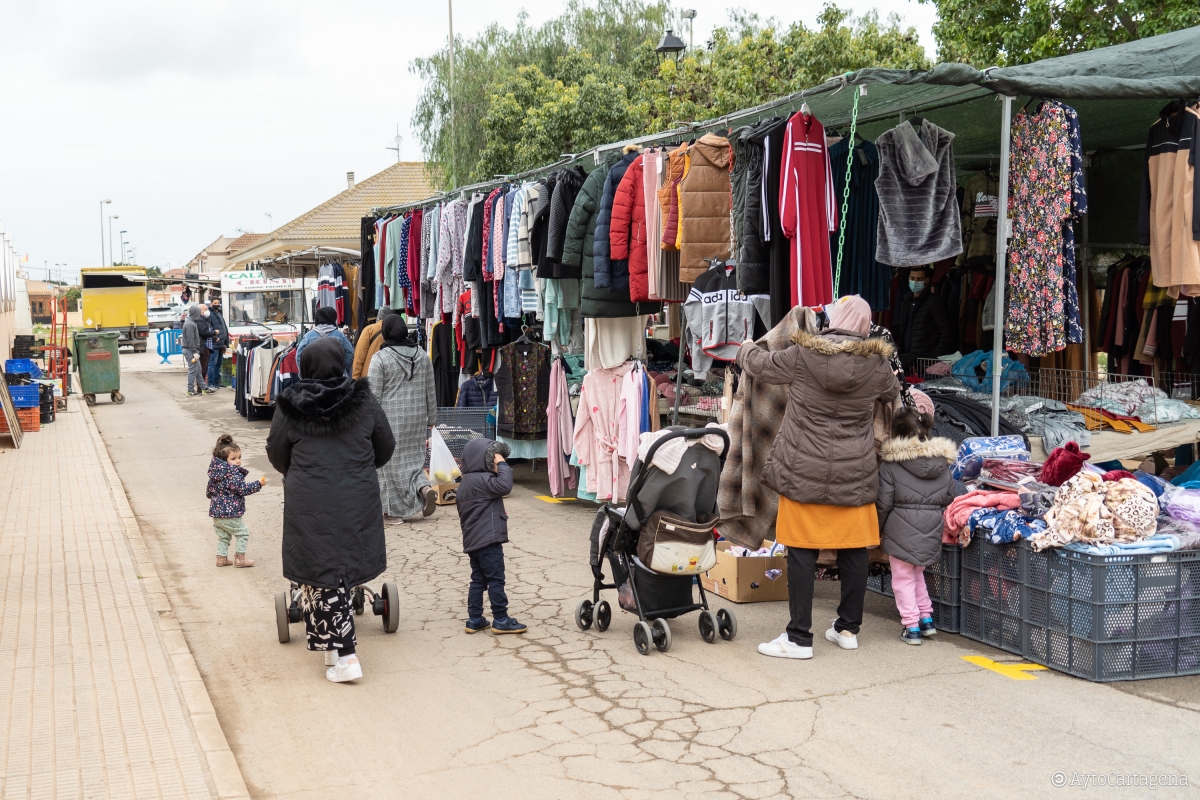 El mercadillo de Los Narejos se celebrará con normalidad el 6 de diciembre