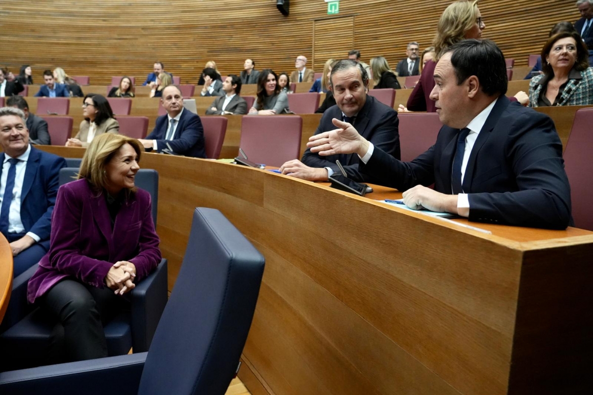 El candidato del PP a la investidura, Juanfran Pérez Llorca.