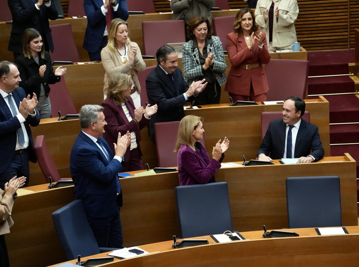 El candidato del PP a la investidura, Juanfran Pérez Llorca.