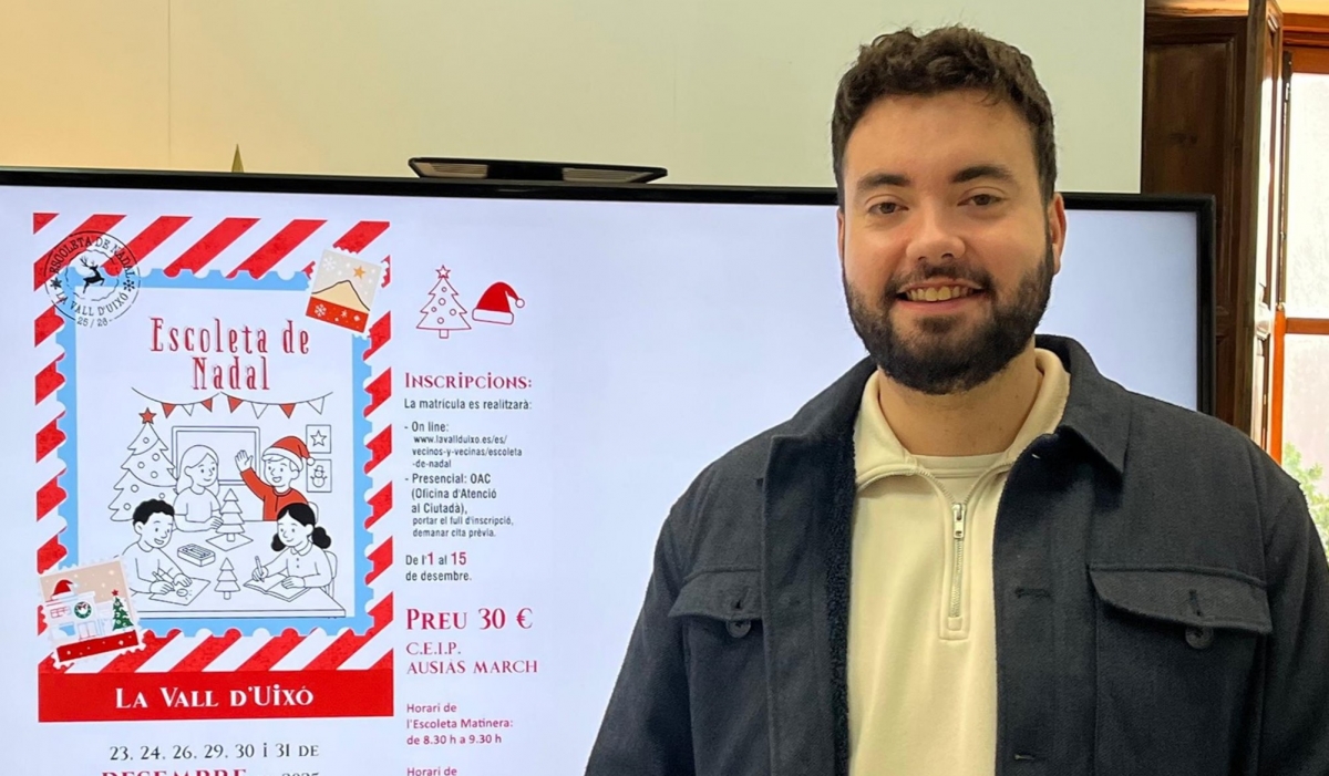 La Vall d’Uixó impulsa una nueva Escoleta de Nadal para facilitar la conciliación familiar