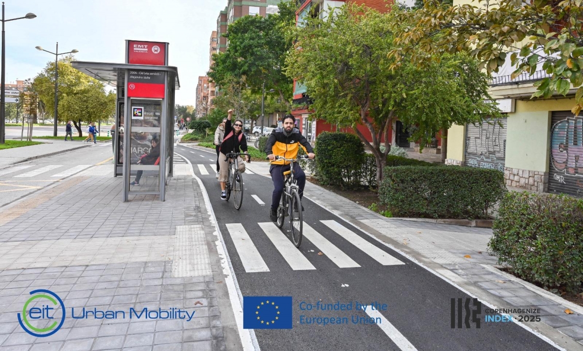 València, segunda mejor ciudad de España para circular en bici, según el índice Conpenhagenize