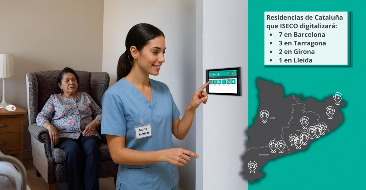 La tecnológica valenciana ISECO digitalizará trece residencias públicas de Cataluña tras ganar un proyecto de 2,5 millones