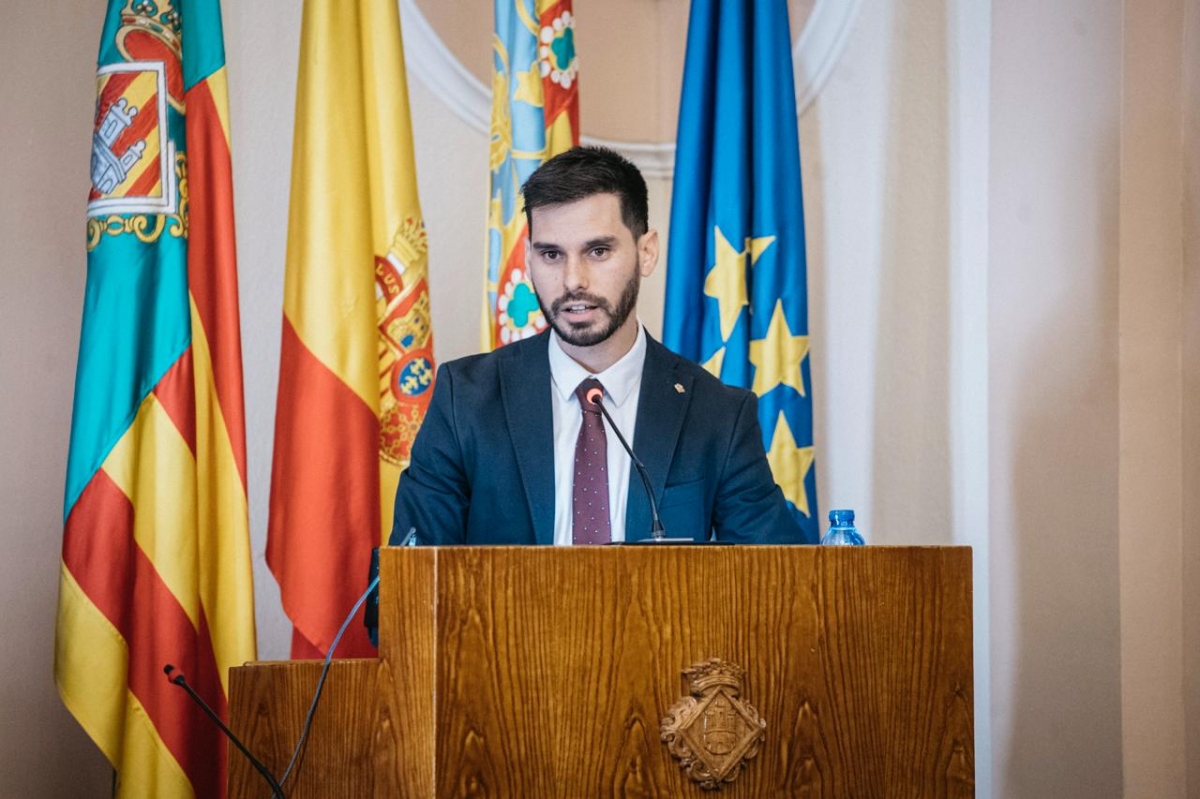 El concejal de Movilidad en el Ayuntamiento de Castelló, Cristian Ramírez.